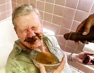 Some Pix of a Shit Eating Faggot