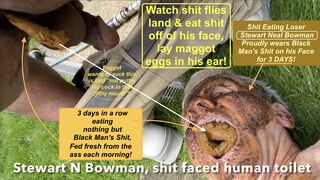 Black Man Shits in White Face 3 Days in a Row