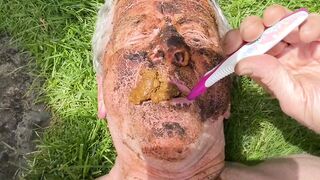Black Man Shits in White Face 3 Days in a Row