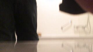 Removing a piss and shit filled diaper