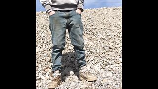 Pissing and shitting in filthy clothes