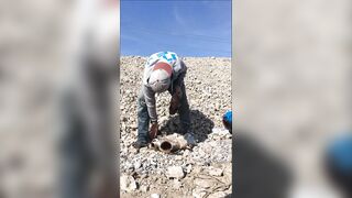 Pissing and shitting in filthy clothes