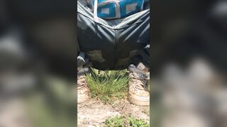 Getting messy outdoors