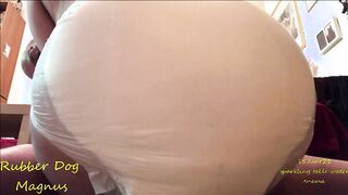 sparkling table water enema, flush out in diaper