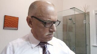 Shirt, tie and a shitshake