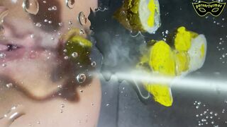 Scat Couple Enjoys Filthy Session on Glass Toilet