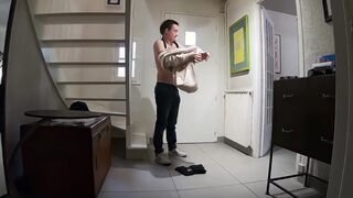 Scat Slave Gets Shaved