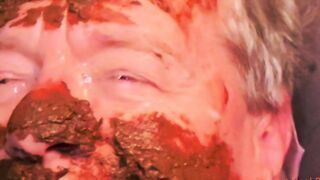 Black Man Wakes Fag to Face Fuck Him, Feed Him Shit